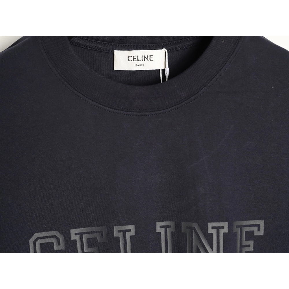 Celine chest letter print short-sleeved T-shirt,Celine