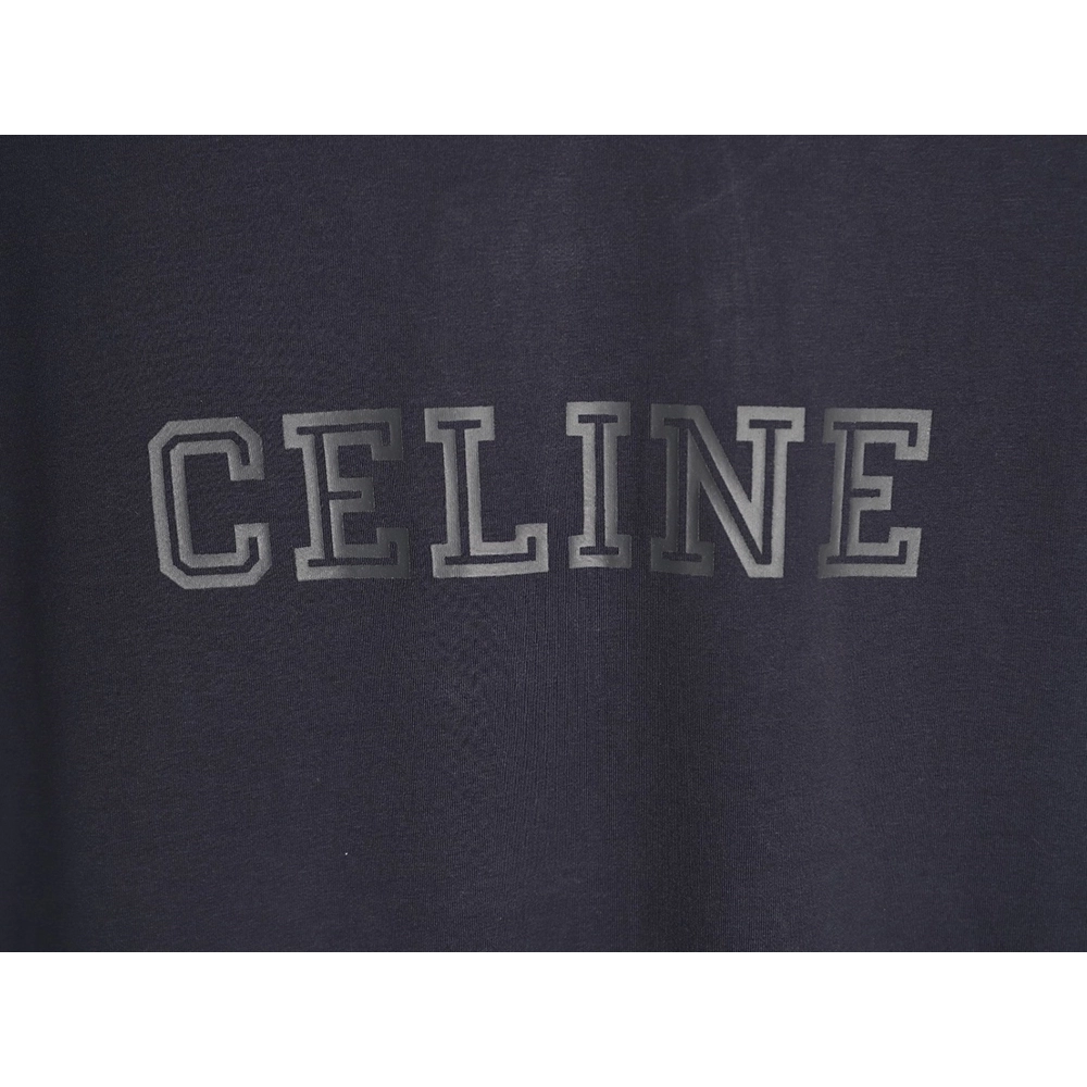 Celine chest letter print short-sleeved T-shirt,Celine