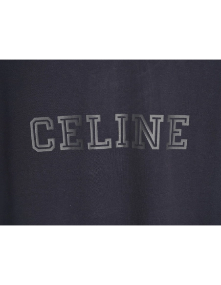 Celine chest letter print short-sleeved T-shirt,Celine