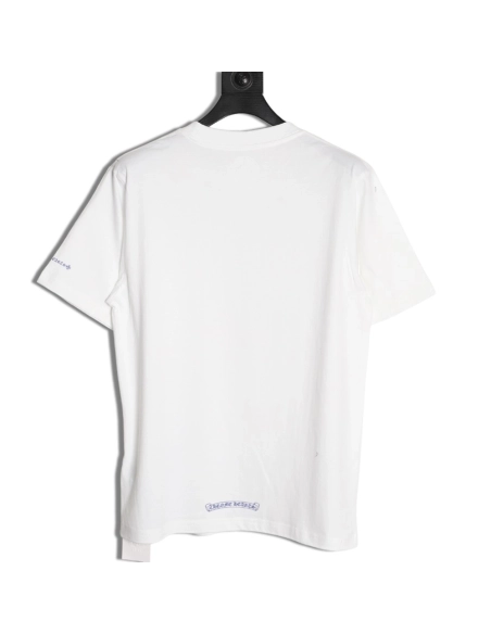 Chrome Hearts Collar Letter Print Short-Sleeve T-Shirt,Chrome Hearts