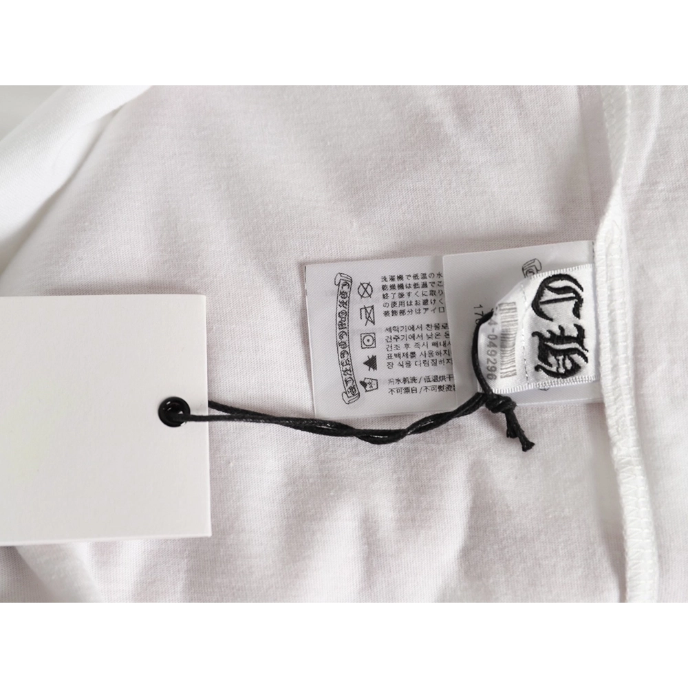 Chrome Hearts Collar Letter Print Short-Sleeve T-Shirt,Chrome Hearts