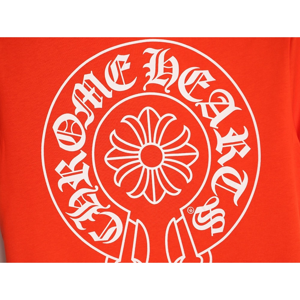 Chrome Hearts Color-Block Patchwork Short-Sleeve T-Shirt TSK1,Chrome Hearts