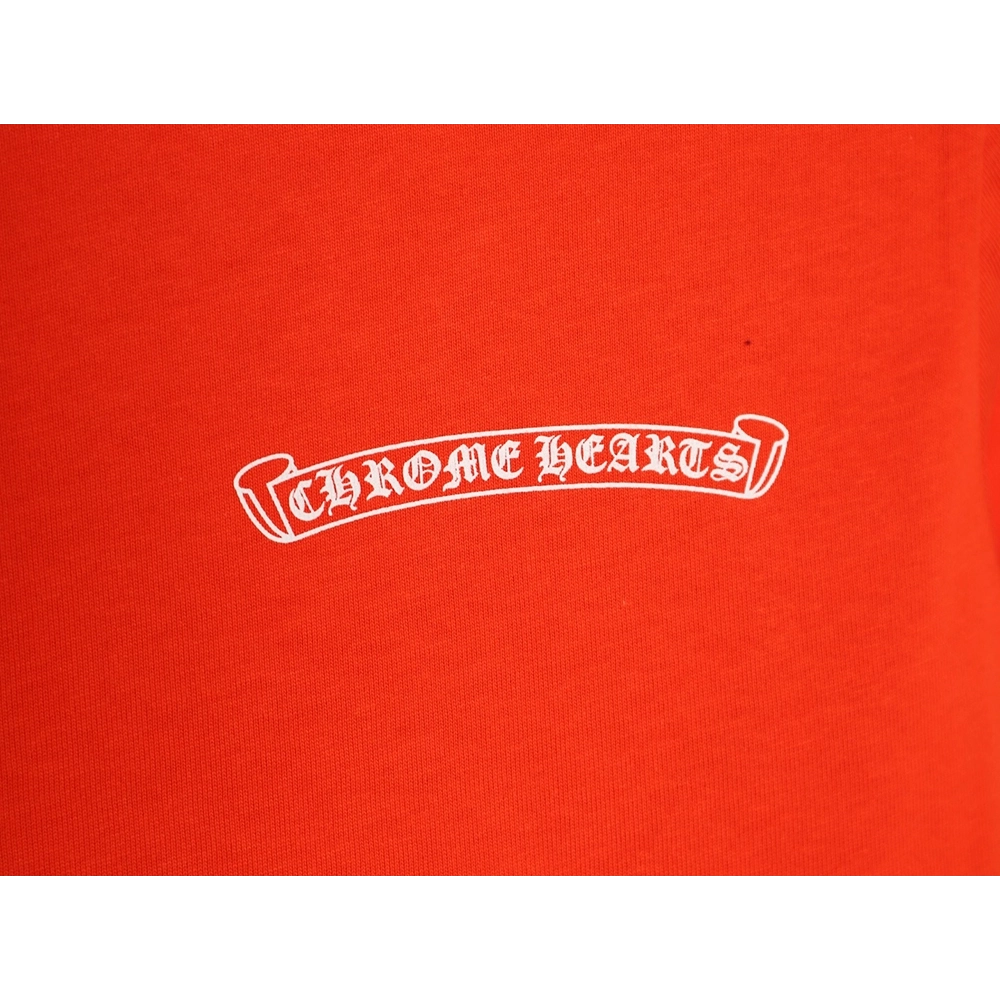 Chrome Hearts Color-Block Patchwork Short-Sleeve T-Shirt TSK1,Chrome Hearts