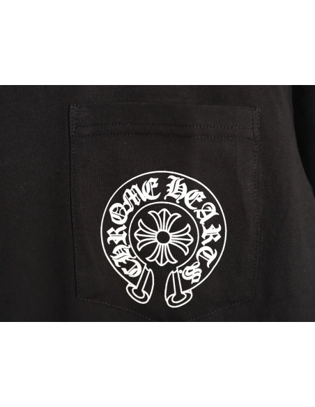 Chrome Hearts Horseshoe Flower Short-Sleeve T-Shirt TSK1,Chrome Hearts