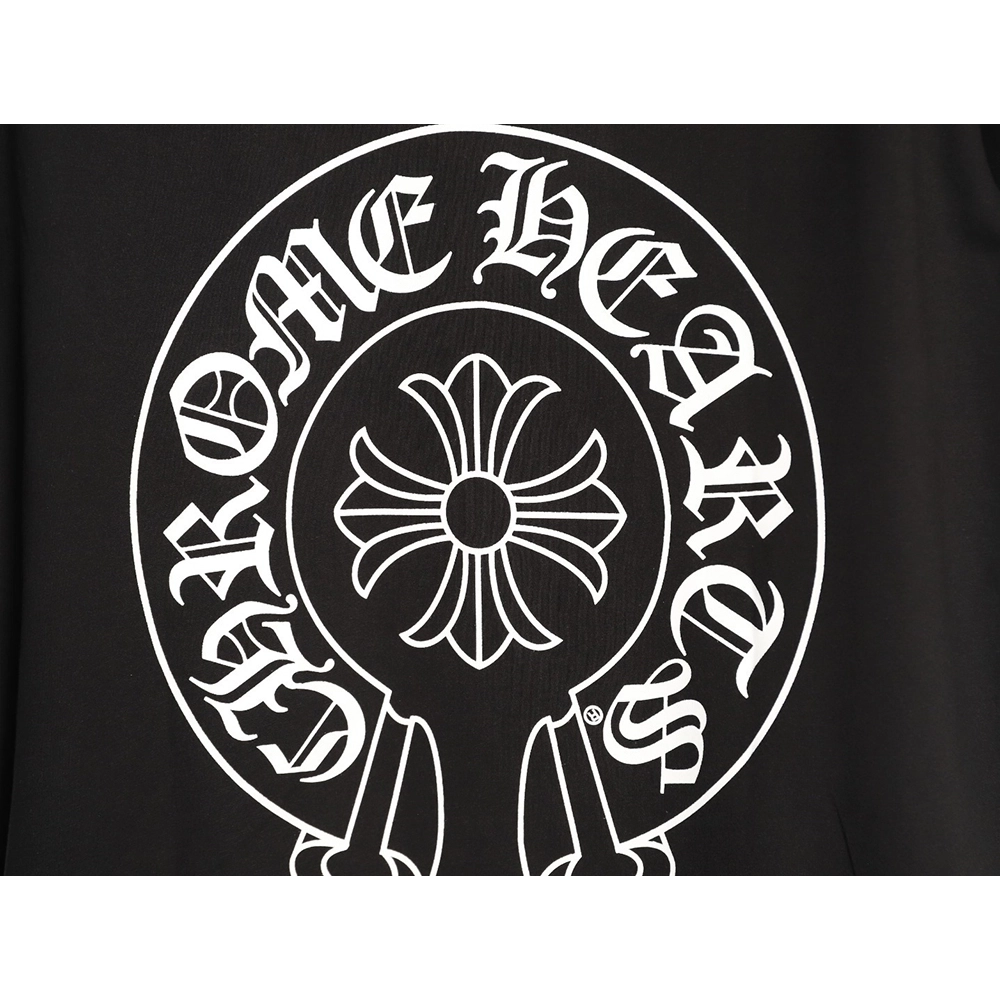 Chrome Hearts Horseshoe Flower Short-Sleeve T-Shirt TSK1,Chrome Hearts