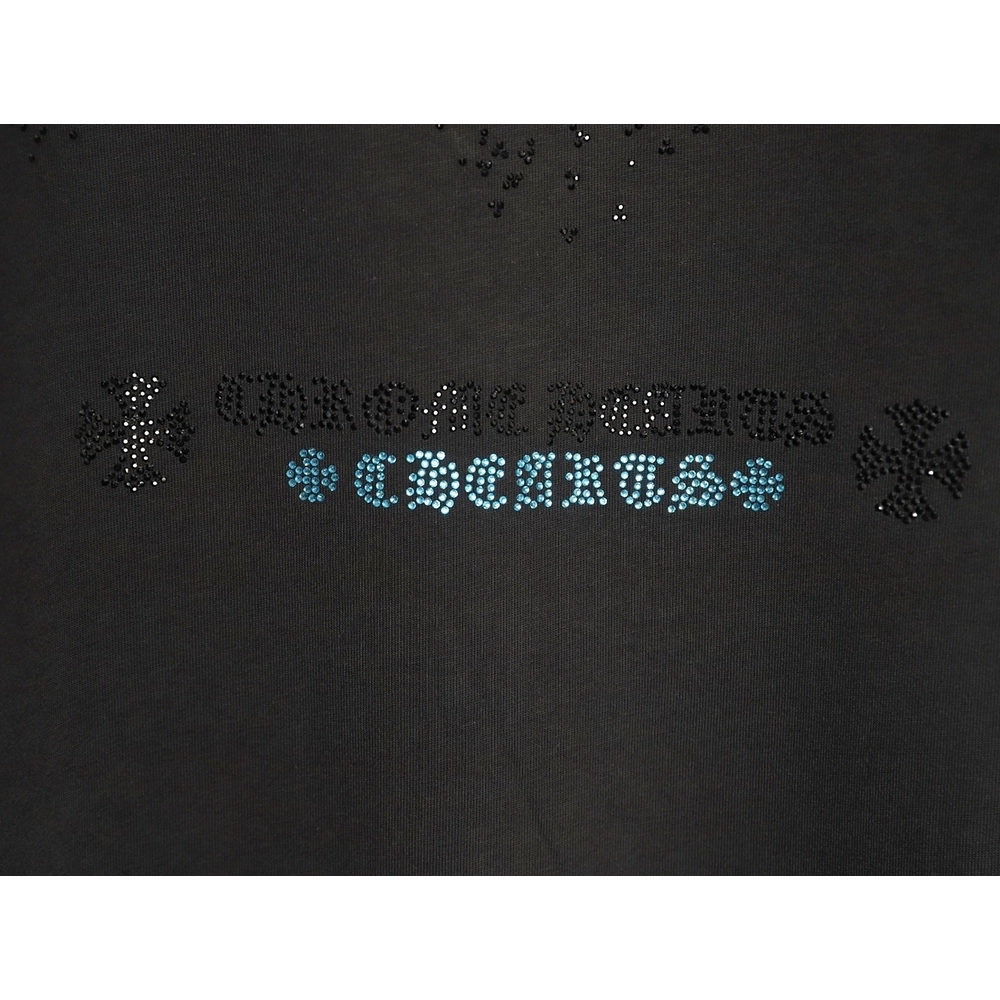 Chrome Hearts Sanskrit Diamond-Embellished Short-Sleeve T-Shirt TSK1,Chrome Hearts