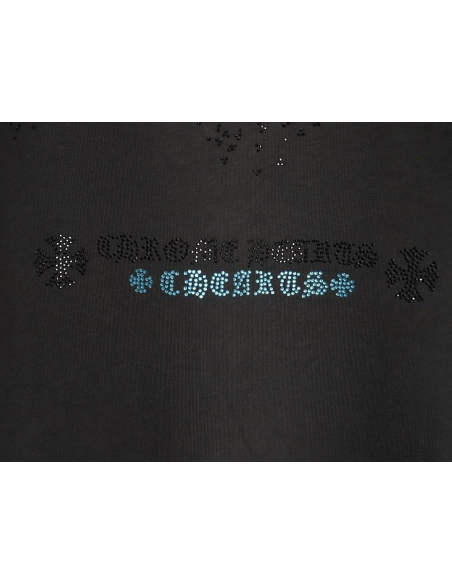 Chrome Hearts Sanskrit Diamond-Embellished Short-Sleeve T-Shirt TSK1,Chrome Hearts