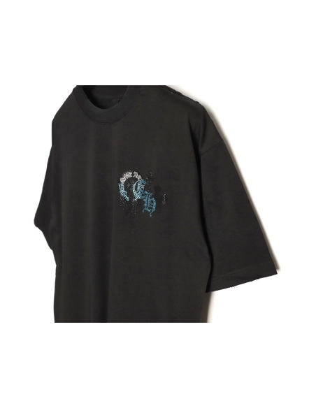 Chrome Hearts Sanskrit Diamond-Embellished Short-Sleeve T-Shirt TSK1,Chrome Hearts