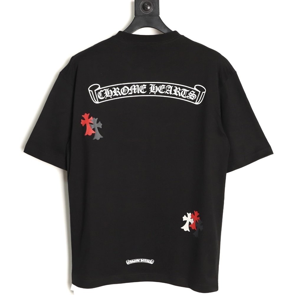 Chrome Hearts Star Cross Print Short-Sleeve T-Shirt TSK1,Chrome Hearts