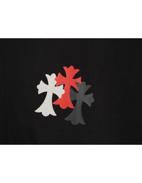 Chrome Hearts Star Cross Print Short-Sleeve T-Shirt TSK1,Chrome Hearts