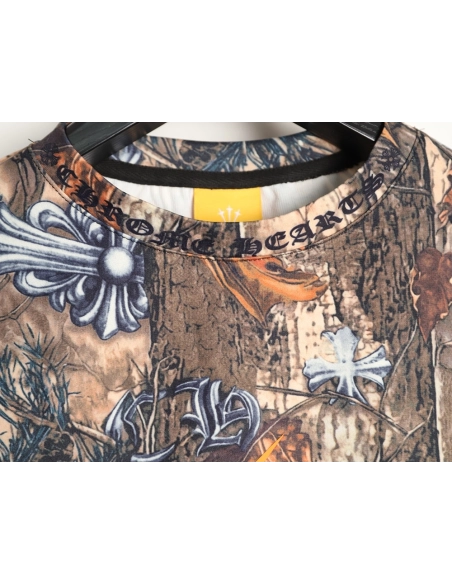 Chrome Hearts x Nike x Nocta Collab All-Over Print Long-Sleeve T-Shirt,Chrome Hearts