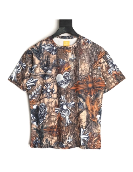 Chrome Hearts x Nike x Nocta Collab All-Over Print Short-Sleeve T-Shirt,Chrome Hearts