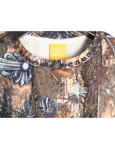 Chrome Hearts x Nike x Nocta Collab All-Over Print Short-Sleeve T-Shirt,Chrome Hearts