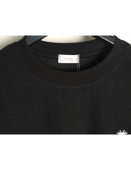 Dior bee embroidered logo short-sleeved T-shirt TSK1,Dior