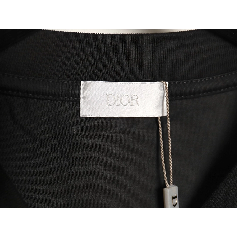 Dior bee embroidered logo short-sleeved T-shirt TSK1,Dior