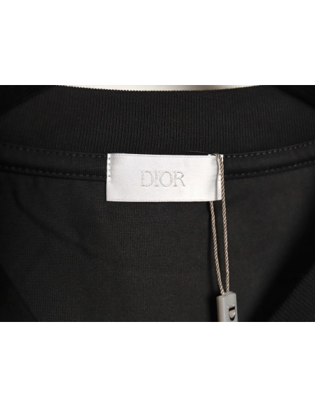 Dior bee embroidered logo short-sleeved T-shirt TSK1,Dior