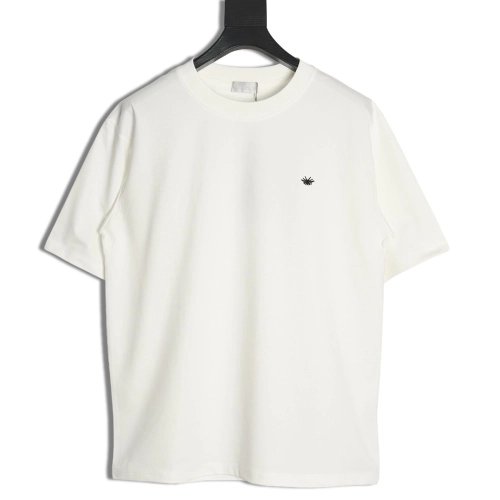 Dior bee embroidered logo short-sleeved T-shirt,Dior