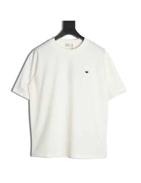 Dior bee embroidered logo short-sleeved T-shirt,Dior