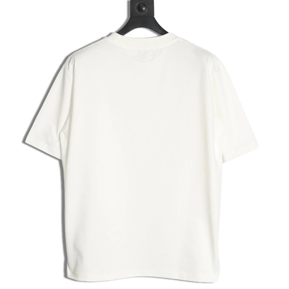 Dior bee embroidered logo short-sleeved T-shirt,Dior