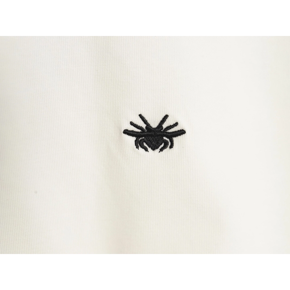 Dior bee embroidered logo short-sleeved T-shirt,Dior