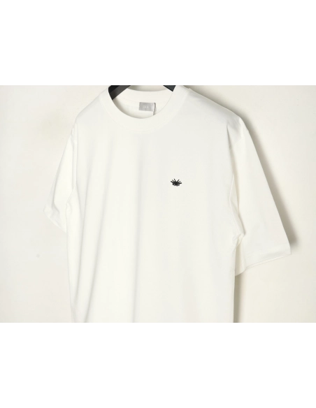 Dior bee embroidered logo short-sleeved T-shirt,Dior