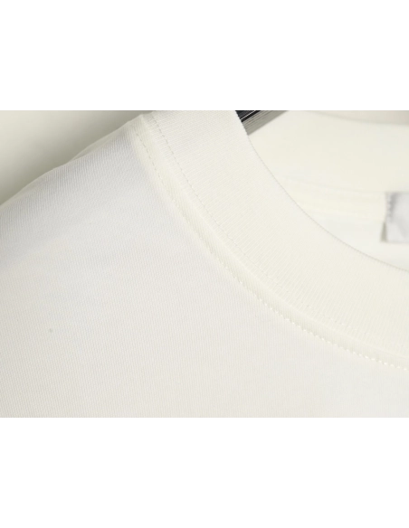 Dior bee embroidered logo short-sleeved T-shirt,Dior