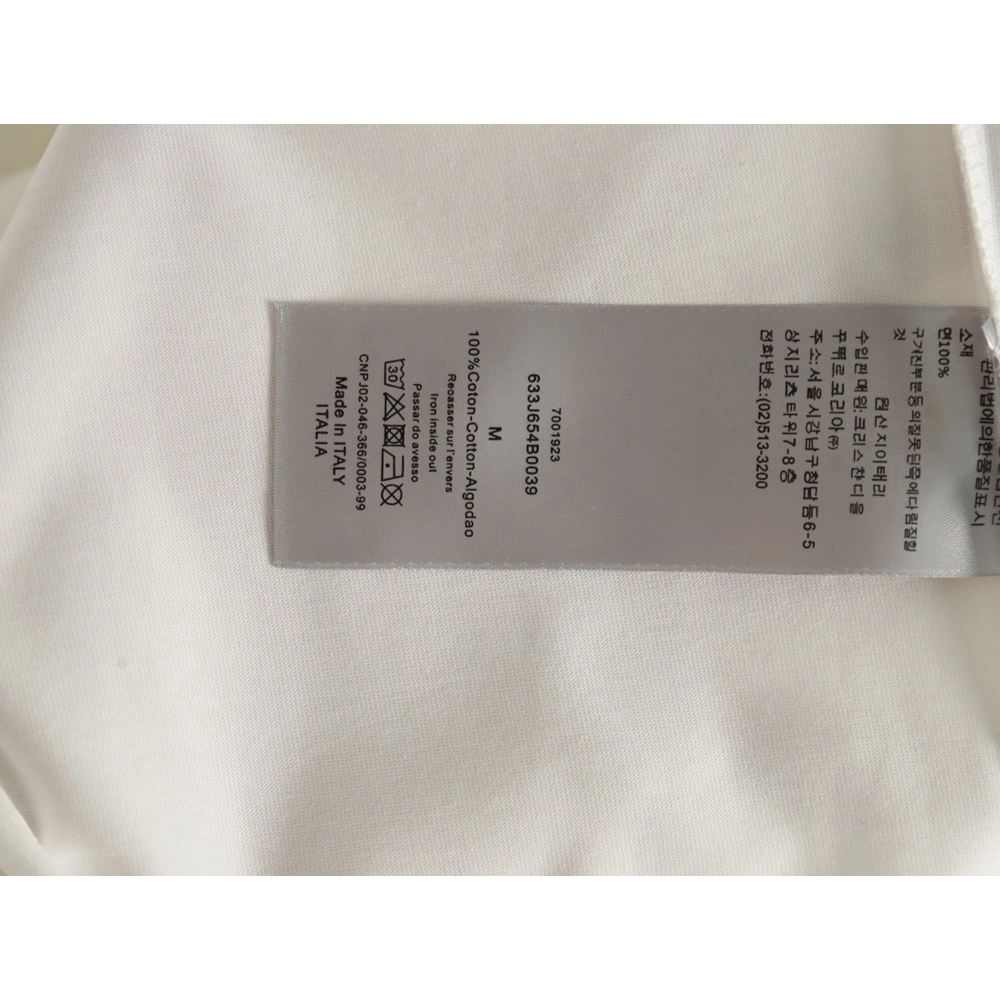Dior bee embroidered logo short-sleeved T-shirt,Dior