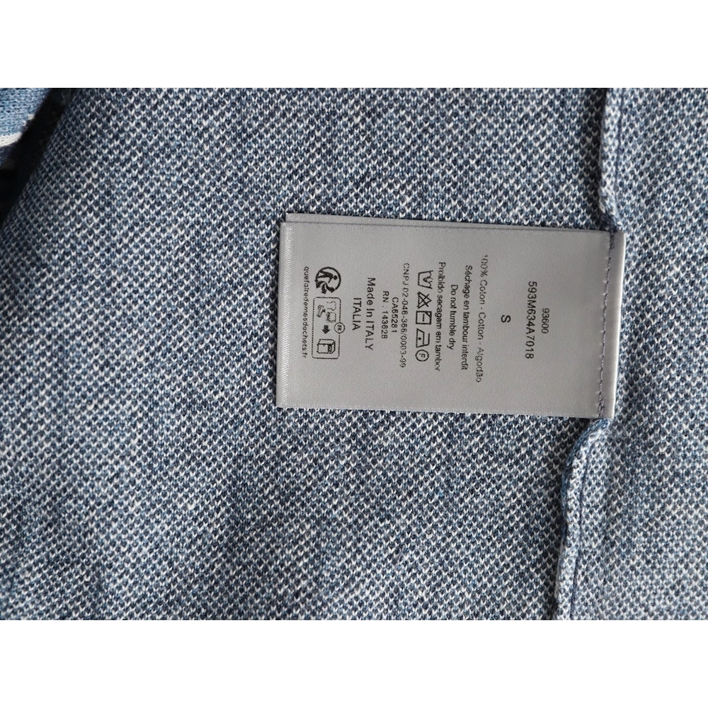 Dior Blue All-Over Jacquard Short-Sleeve T-Shirt,Dior