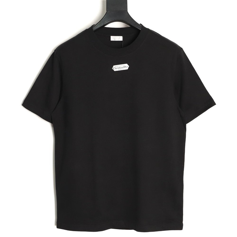 Dior collar patch short-sleeved T-shirt TSK1,Dior