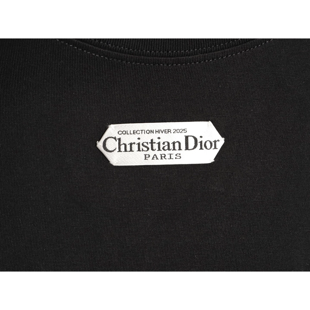 Dior collar patch short-sleeved T-shirt TSK1,Dior