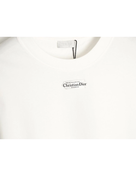 Dior collar patch short-sleeved T-shirt,Dior