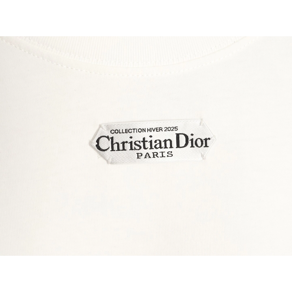 Dior collar patch short-sleeved T-shirt,Dior
