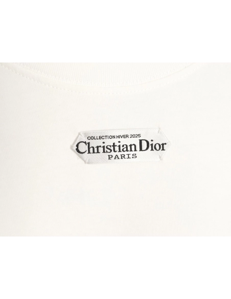 Dior collar patch short-sleeved T-shirt,Dior