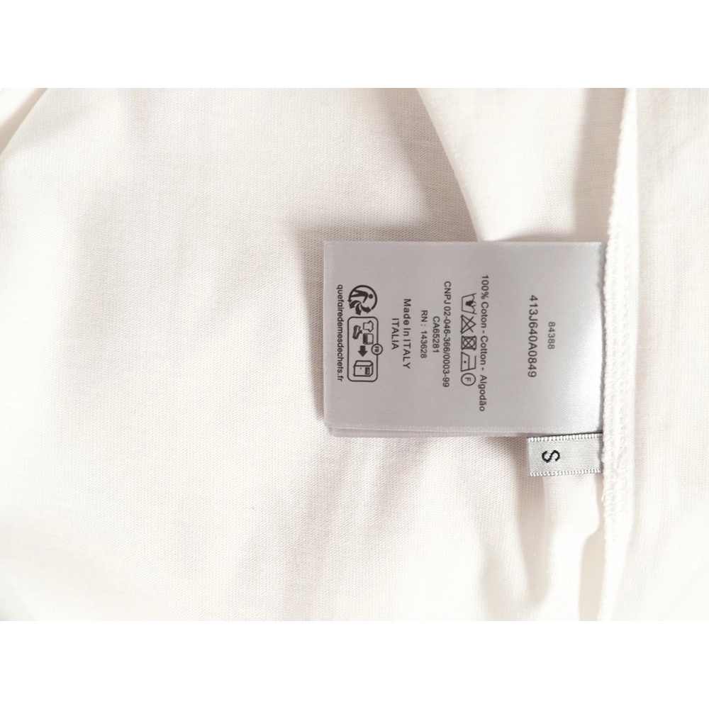 Dior collar patch short-sleeved T-shirt,Dior
