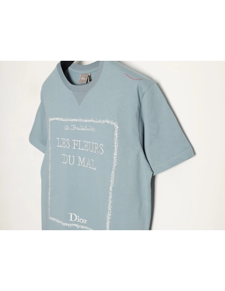 Dior Dracula-Themed Embroidered Short-Sleeve Shirt TSK1,Dior