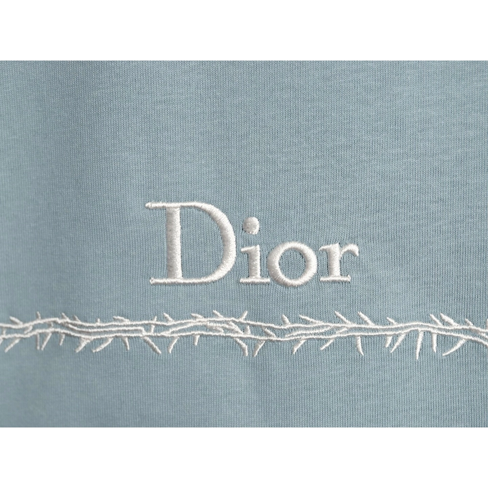 Dior Dracula-Themed Embroidered Short-Sleeve Shirt TSK1,Dior