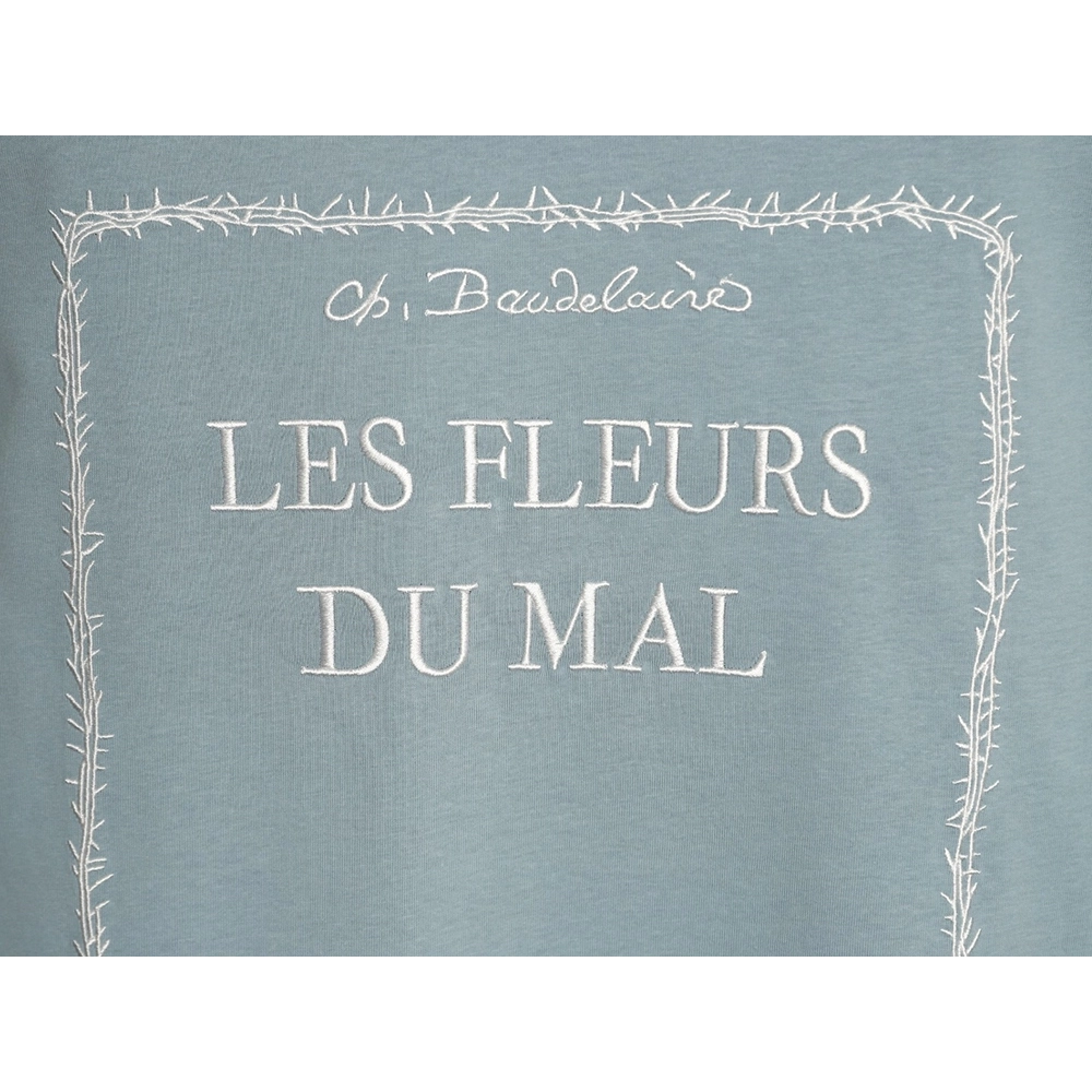 Dior Dracula-Themed Embroidered Short-Sleeve Shirt TSK1,Dior