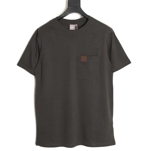 Dior Pocket Leather Label Short-Sleeve T-Shirt TSK1,Dior