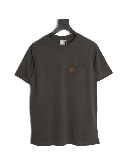 Dior Pocket Leather Label Short-Sleeve T-Shirt TSK1,Dior