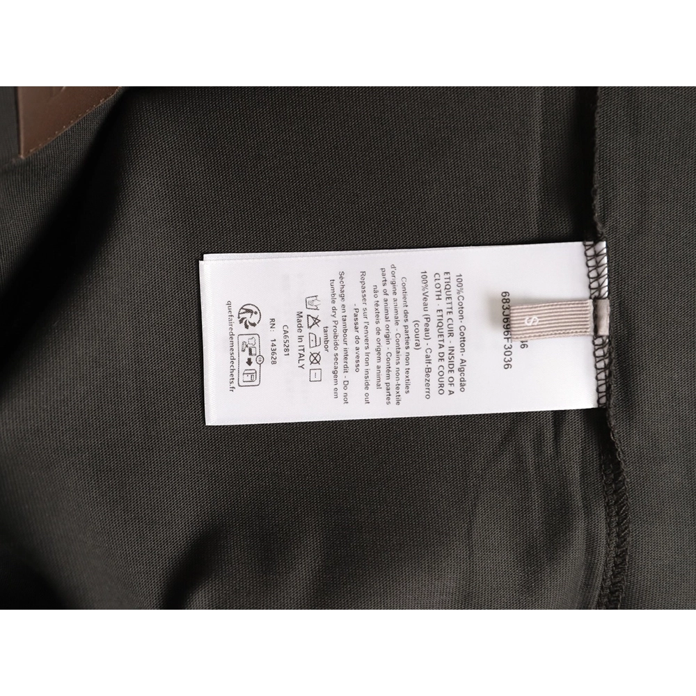 Dior Pocket Leather Label Short-Sleeve T-Shirt TSK1,Dior