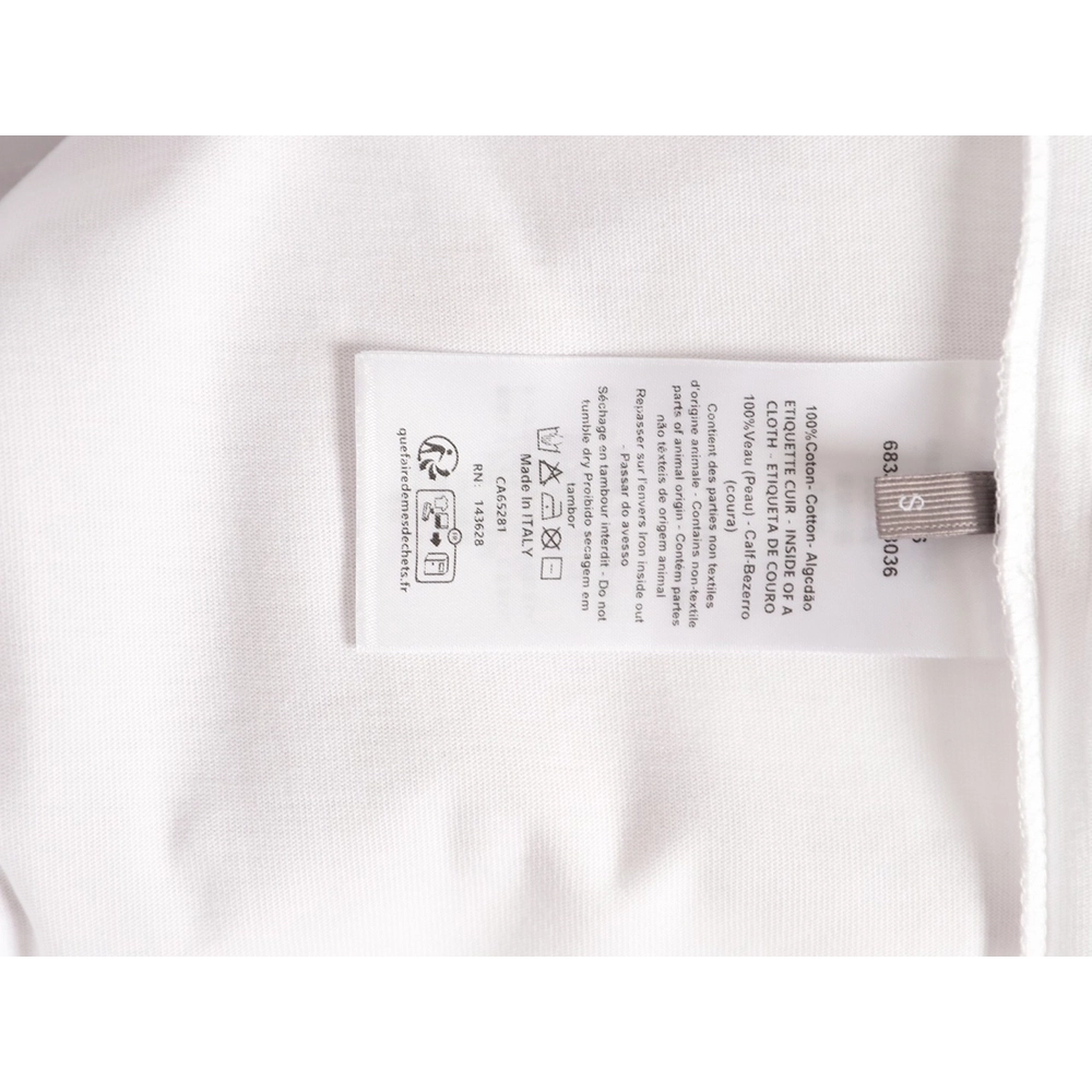 Dior Pocket Leather Label Short-Sleeve T-Shirt,Dior