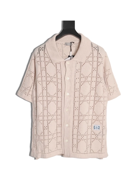Dior quilted openwork knit cardigan,Dior