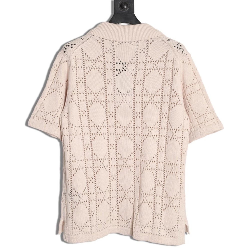 Dior quilted openwork knit cardigan,Dior