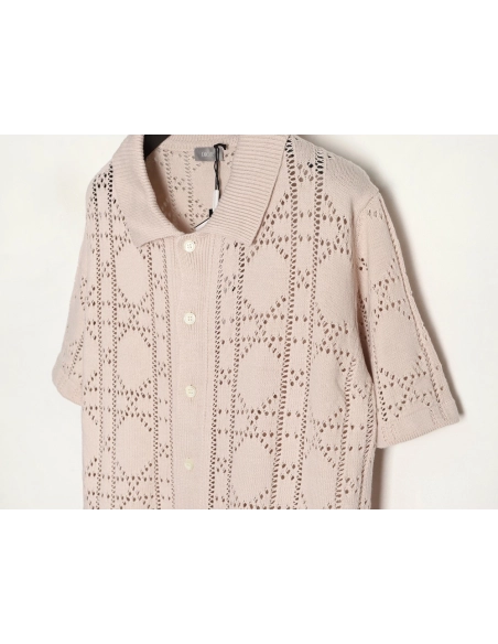 Dior quilted openwork knit cardigan,Dior