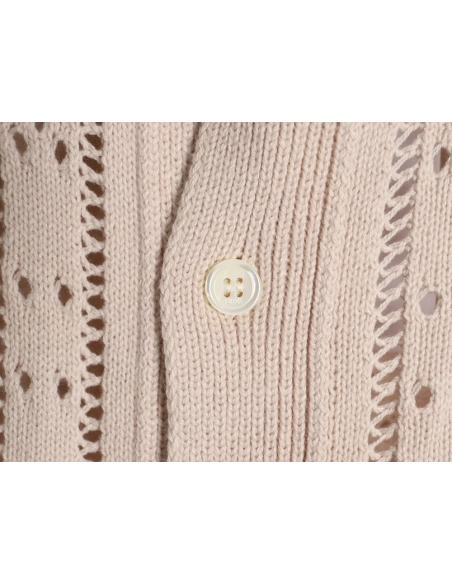 Dior quilted openwork knit cardigan,Dior