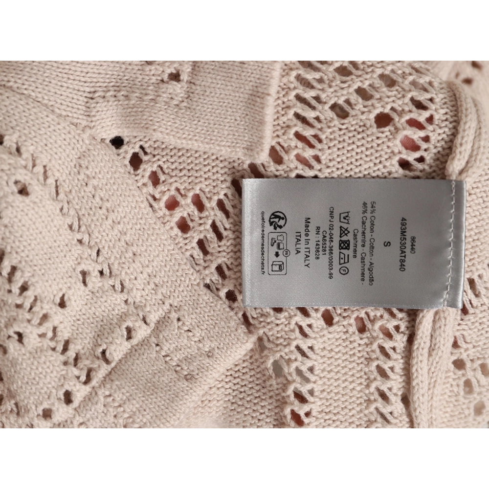 Dior quilted openwork knit cardigan,Dior