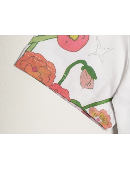 Fendi "Butterfly" Color-Block Printed Short-Sleeve T-Shirt,Fendi