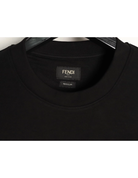 Fendi pocket elastic drawstring short-sleeved T-shirt TSK1,Fendi