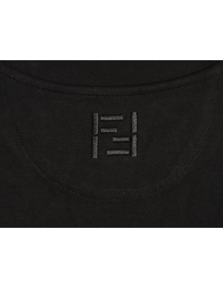 Fendi pocket elastic drawstring short-sleeved T-shirt TSK1,Fendi