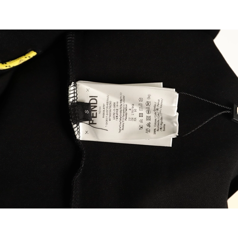 Fendi pocket elastic drawstring short-sleeved T-shirt TSK1,Fendi